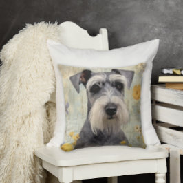 Almofada Elegante Mini Schnauzer