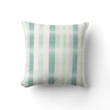 Elegante Monograma Aquarela Listra Verde Creme