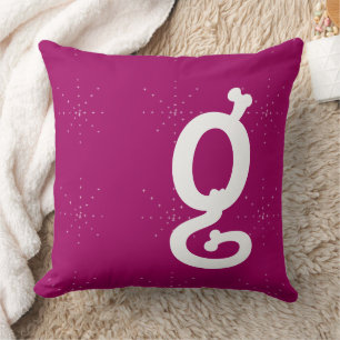 Almofada elegante na moda pink geométrico