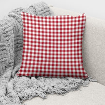 Elegante padrão de xadrez gingham vermelho