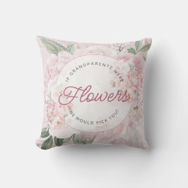 Almofada Elegante Peony Escolhemos Nomes De Netos
