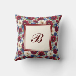 Almofada Elegante Personalizado Estiloso Romântico Floral C