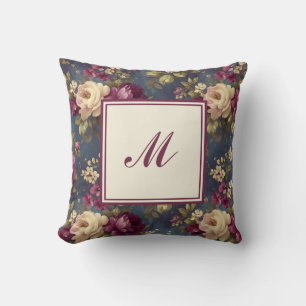 Almofada Elegante Personalizado Estiloso Romântico Floral C
