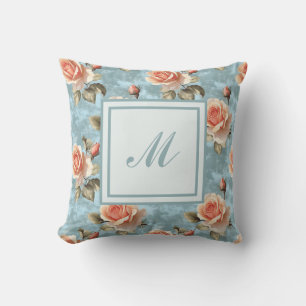 Almofada Elegante Personalizado Estiloso Romântico Floral C