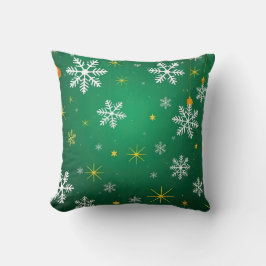 Almofada Elegante Sparkle de Natal Verde