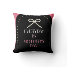 Elegante Todos os Dias é Dia das Mães Rosa Almofad