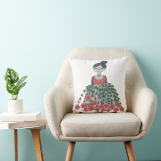 Almofada Elegante Travesseiro de bordados Chitrali