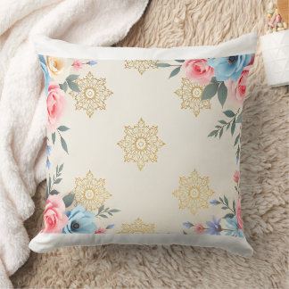 Almofada Elegante Travesseiro decorativo Floral - Pastel Bo