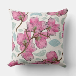Almofada Elegante Travesseiro Quadrado de Orquídea – Luxe B