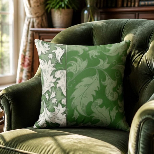 Almofada Elegante Verde (Criador carregado)