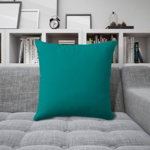 Almofada Elegante Verde Mar Verdigris Minimalista