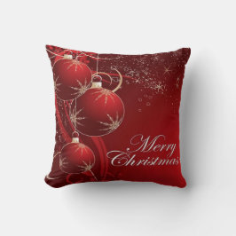 Almofada Elegante, vermelho e ouro, Natal