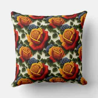 Almofada Elegante Vintage Estiloso Romântico Floral Chic