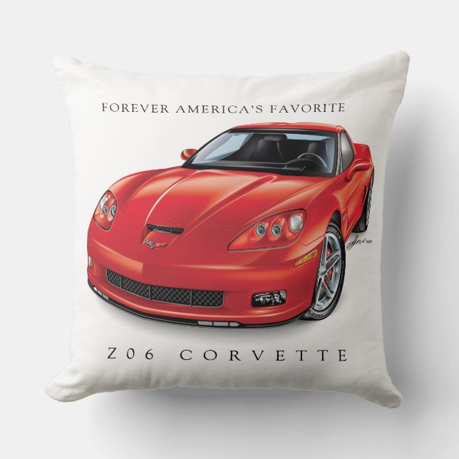 ALMOFADA ELEGANTE Z06 AUTO ARTE (Frente)