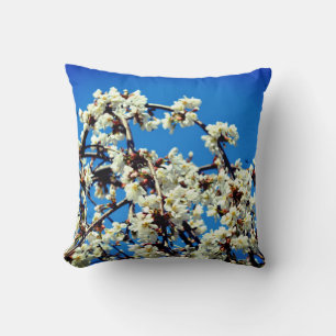Almofada Elegantes flores brancas em flor