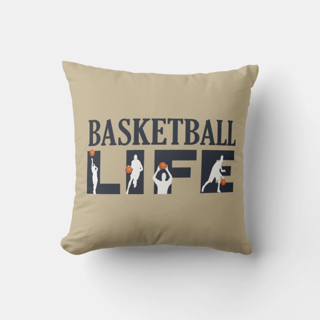 Almofada Elegantes jogadores de basquete (Frente)