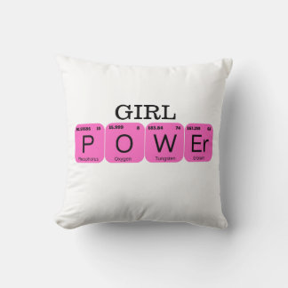 Almofada Elemento da Tabela Periódica Girl Power