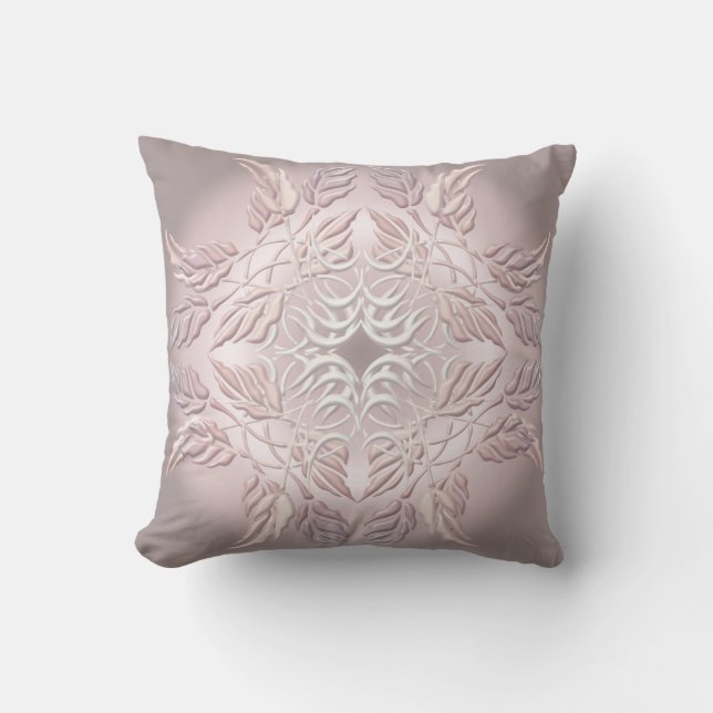Almofada Elemento decorativo bonito das folhas (Frente)