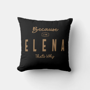 Almofada Elena Name Personalizou Birthday Name Elena