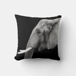 Almofada Elephant Portrait Safari Animal