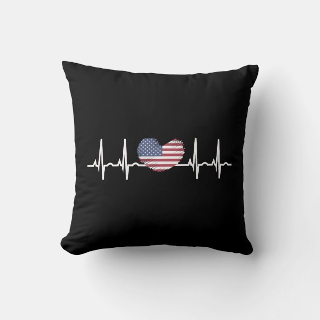Almofada Eletrocardiografia ECG com pulsação de batimento c (Frente)