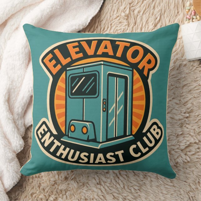 Almofada Elevator Enthusiasts Club – Modern Design (Cobertor)