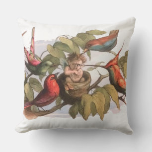 Almofada Elf Bird Sprite Pixie Brownie Fairy Tale