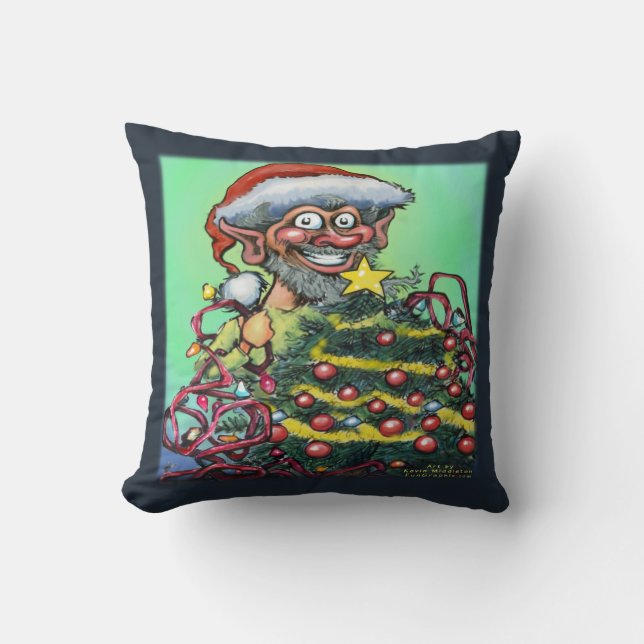 Almofada Elf de Natal (Frente)