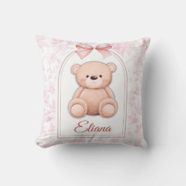 Almofada Eliana | Design de Enfermeiro de Urso Rosa Persona