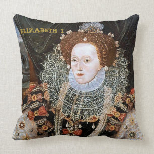 Almofada Elizabeth Queens mim e de Anne Boleyn de