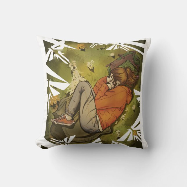 Almofada Ellie Tendo uma soneca (Frente)