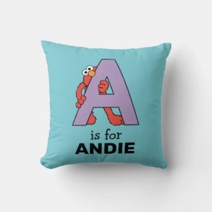Almofada Elmo Alphabet A Roxo