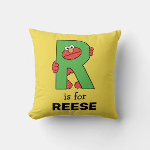 Almofada Elmo Alphabet   R Verde