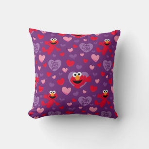 Almofada Elmo ama seu padrão de Dia de os namorados