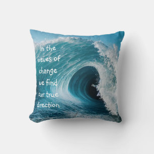 Almofada Em ondas de mudança de cotação de uplifing inspira
