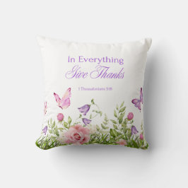 Almofada Em tudo, dá Travesseiro decorativo aos Obrigados