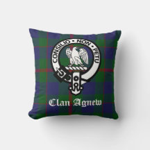 Emblema da Crista e Tartan do Clã Agnew