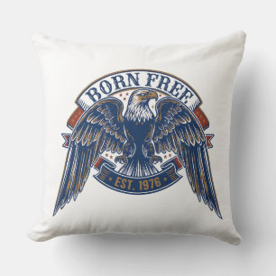 Almofada Emblema de Águia com Faixa Born Free, Águia Majest