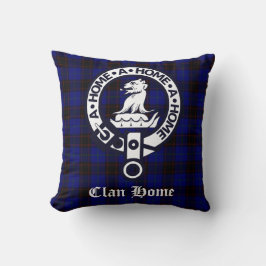 Almofada Emblema de Cima do Clã e Tartan