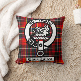 Almofada Emblema do Clã Innes e Tartan