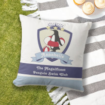 Emblema do Clube de Natação Penguin de Desenho Ani