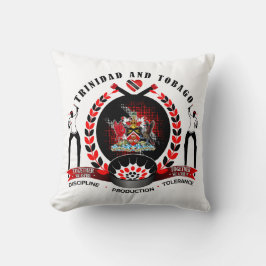 Almofada Emblema do Orgulho Nacional de Trinidad e Tobago e