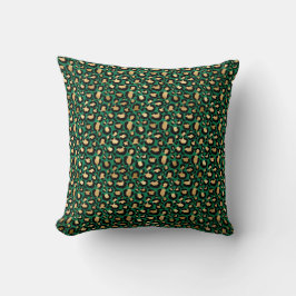 Almofada Emerald e Dourado Safari Series Design 3