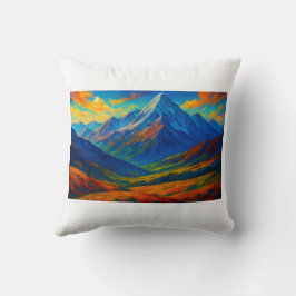 Almofada Emerald Forest Watercolor Canvas