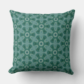 Almofada Emerald Starburst Kaleidoscope