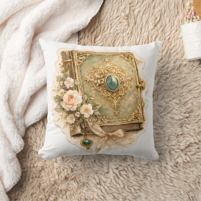 Almofada Emerald Storybook Fairytale Throw Pillow (Cobertor)