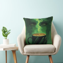 Almofada Emerald Whispers – The Spirit in the Cup