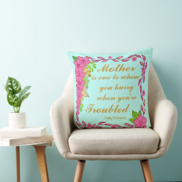 Almofada Emily Dickinson fala sobre a mãe