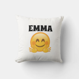 Almofada Emma- Personalized Emoji Throw Pillow 