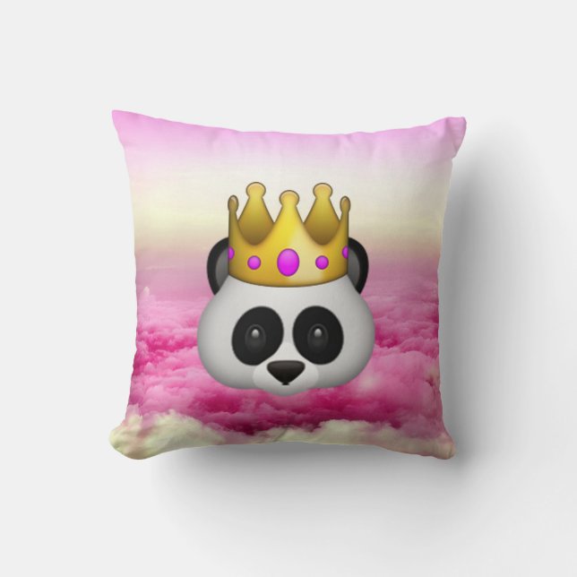 Almofada Emoji Crowned Panda (Frente)